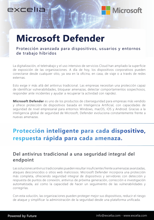 Más información sobre Microsoft Defender