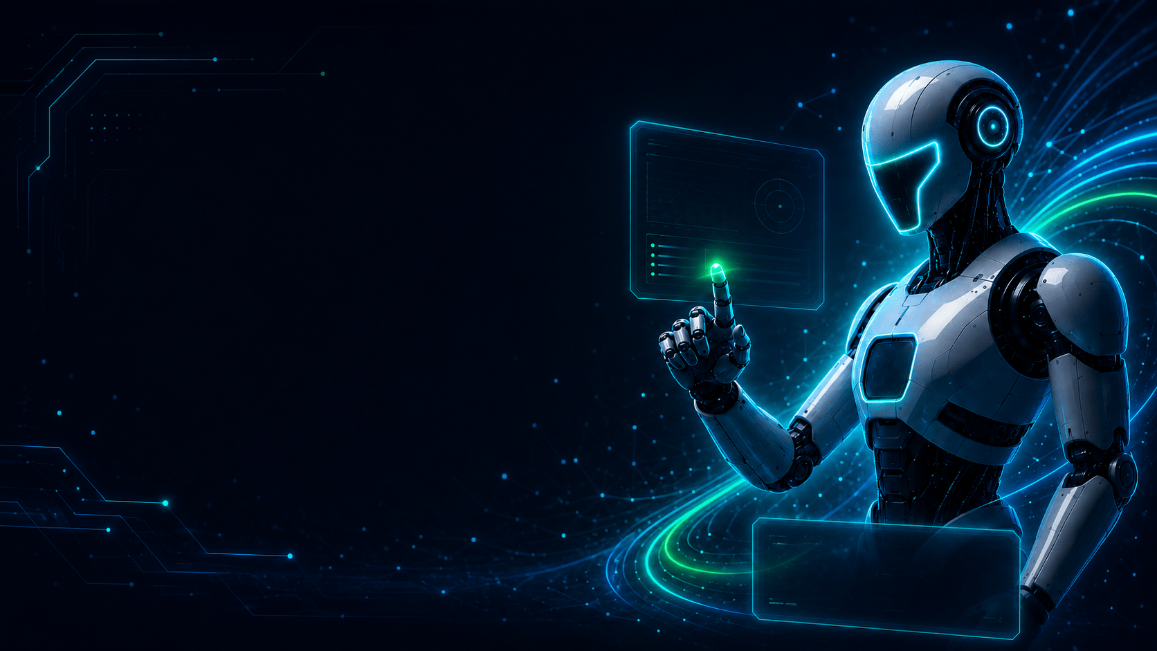 Agente de Inteligencia Artificial interactuando con una interfaz digital